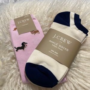 NWT! 4 pair of J Crew socks